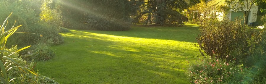 Panorama jardin rayon de soleil